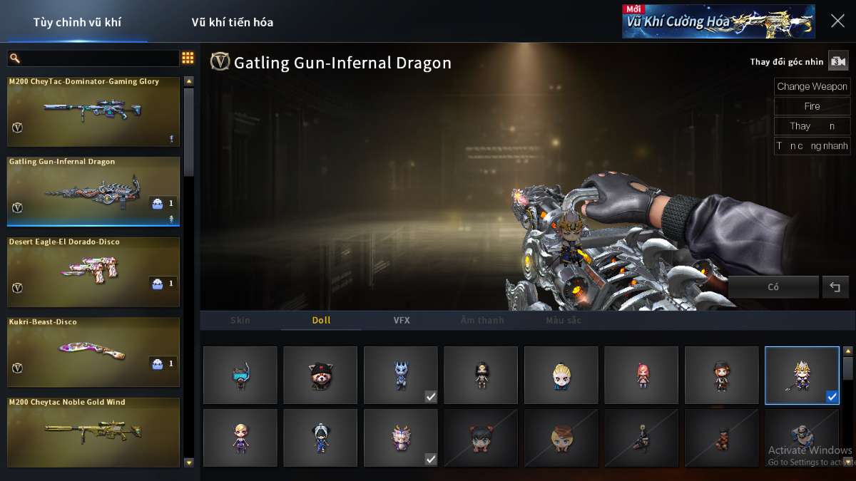 shop acc cf uy tin gia re